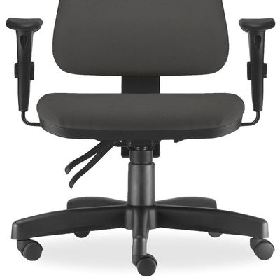Cadeira de Escritório Giratória Executiva Ergonômica Sky L02 Crepe Cinza - Lyam Decor