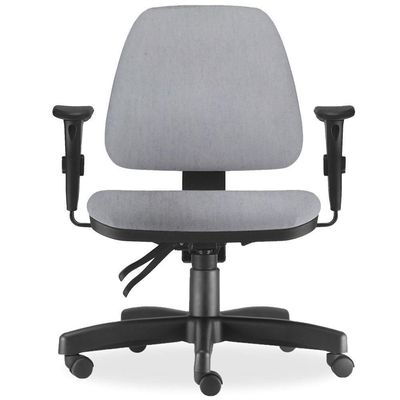 Cadeira de Escritório Giratória Executiva Ergonômica Sky L02 Linho Cinza - Lyam Decor