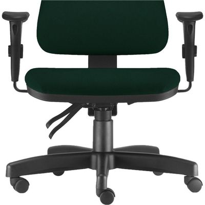 Kit 02 Cadeiras de Escritório Giratória Executiva Ergonômica Sky L02 Crepe Verde Musgo - Lyam Decor