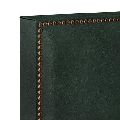 Cabeceira Cama Box Casal Queen Com Tachas 160 cm Vicenza L02 Linho Verde Musgo - Lyam Decor