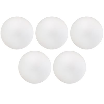 Kit 05 Assentos Redondo Banqueta Cadeira Estofados Poltronas H02 Corino Branco 25 cm - Lyam Decor