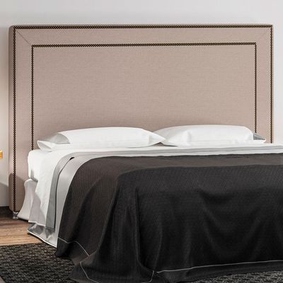 Cabeceira Cama Box Casal Queen 160 cm P05 Berlim Linho Bege - Lyam Decor