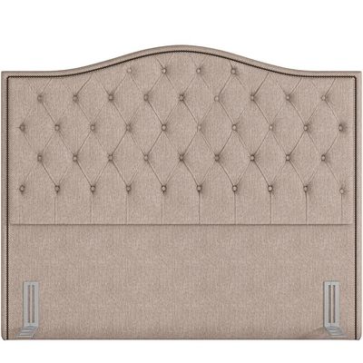Cabeceira Cama Box Casal 140 cm P05 Grécia Linho Bege - Lyam Decor