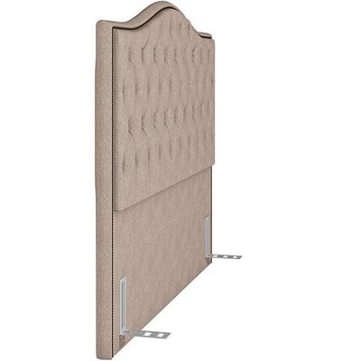 Cabeceira Cama Box Casal 140 cm P05 Grécia Linho Bege - Lyam Decor