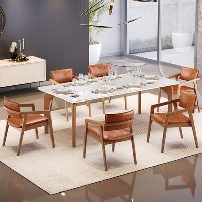 Kit 02 Cadeiras Para Sala de Jantar Estar Living Giorgia B04 Couríssimo Camel - Lyam Decor