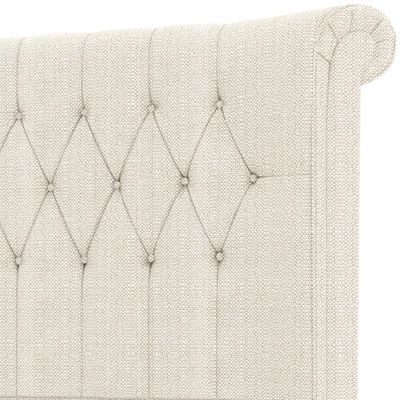 Cabeceira Cama Box Casal 140cm Estofada Meora P05 Linho Creme - Lyam Decor