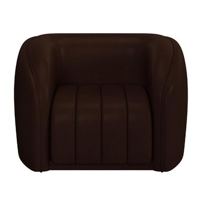 Kit Sofá 5 Lugares Para Sala 332cm com 02 Poltronas Lazio M03 Corano Marrom - Lyam Decor