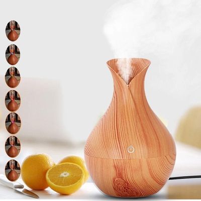 Mini Umidificador Aromatizador Ambientes USB Tipo Madeira