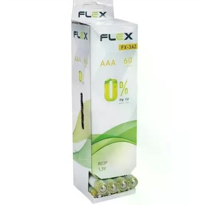 Pilha Zinco-Carbono AAA, Tubo com 60 Unidades - FX-3AZ