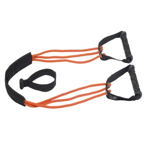 KALLANGO Extensor Tubo Elastico Forte 3 Corda, Laranja