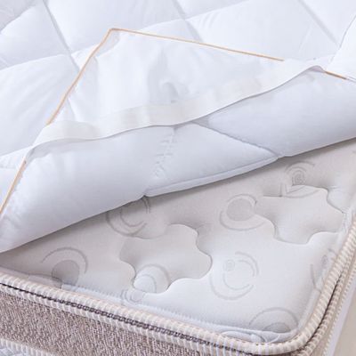 Capa Colchao Pillow Top CASAL Branco Toque Plumas Macio 1un