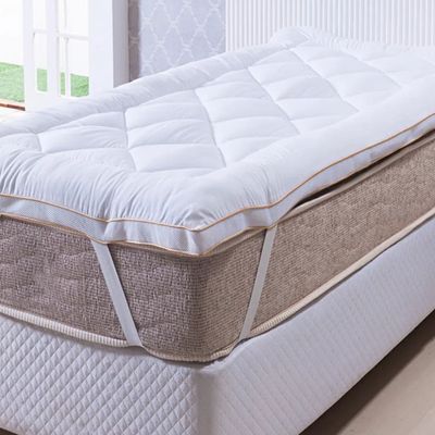 Capa Colchao Pillow Top CASAL Branco Toque Plumas Macio 1un