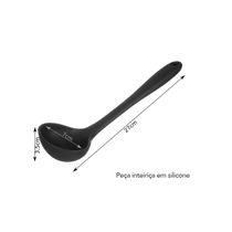 Concha de Silicone Utensilios de Cozinha Vermelho 1un
