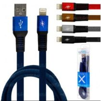 Cabo Usb Nylon Lighting 2.4a 1m