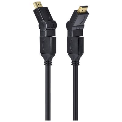 Cabo HDMI 2.0 4K ULTRA HD 3D Conexao ETHERNET Conectores 360O 2 Metros - 29254