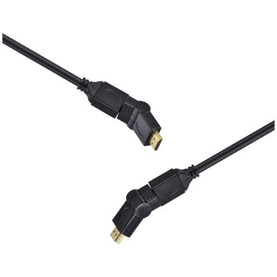 Cabo HDMI 2.0 4K ULTRA HD 3D Conexao ETHERNET Conectores 360O 2 Metros - 29254