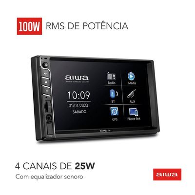 Car áudio Central Multimídia Tela 7" Hd Aws-ca-dd-01 Bivolt