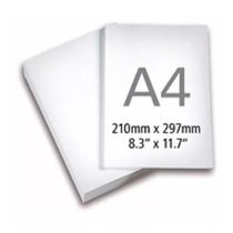 Papel A4 Resma 75 Gramas Super Branco 500 Folhas 210 x 297