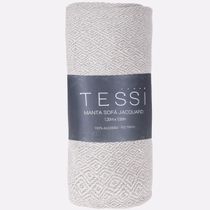 MANTA PARA SOFA FIO TINTO JACQUARD TESSI 1,20m x 1,50m SORT.