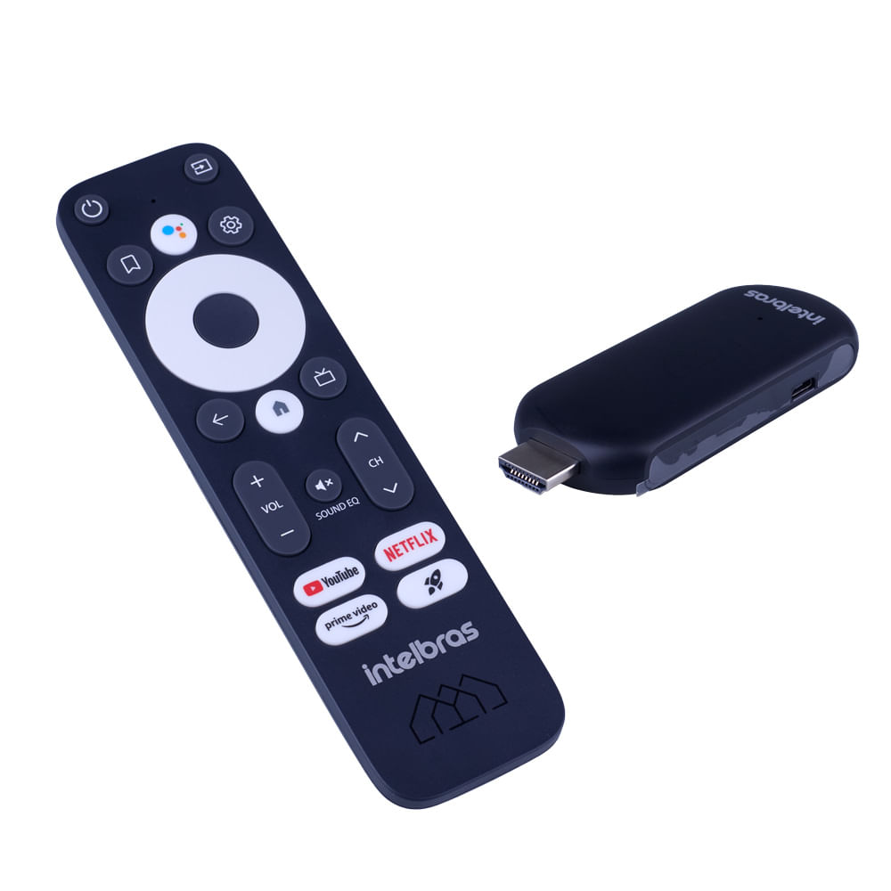 Smart Box Android TV Izy Stick Intelbras