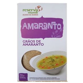 Amaranto em Grãos Reserva Mundi 200g