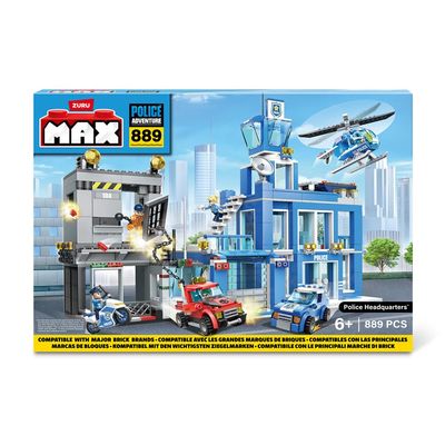 Blocos de Montar Max City Police Headquarters 889 peças