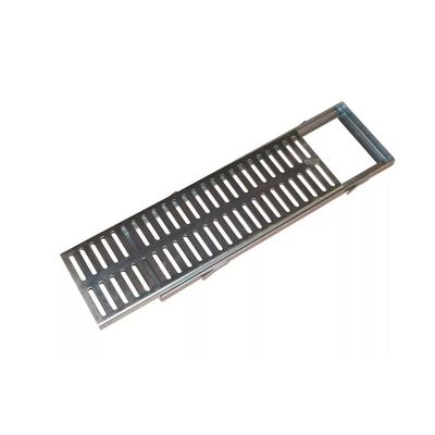 Ralo Grelha e Castilho de Aço Galvanizado Chapa 2mm 15x100cm