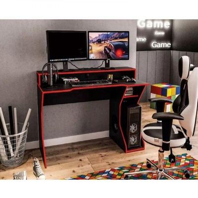 Mesa Gamer Computador Escrivaninha Fremont Politorno