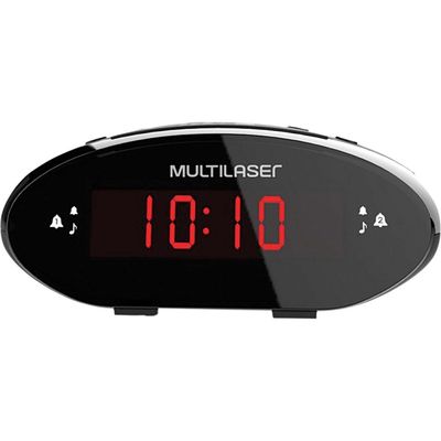 Rádio Relógio FM Multilaser SP352