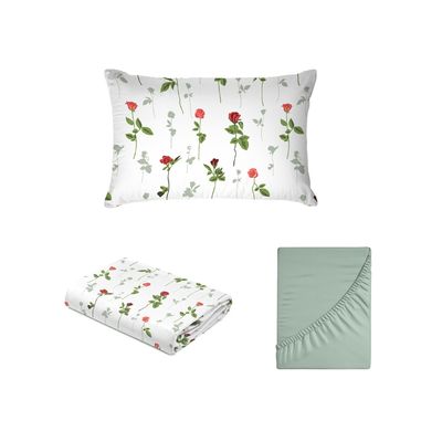 Jogo de Cama Solteiro 180 Fios Fiori - Amélia (7815)