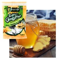 Balas de Gengibre da Amazônia com Própolis e Mel  - 3 pacotes de 40 g - 100% natural