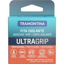 Fita Isolante Classe A 0,18x19 mm Tramontina Preta 10 m