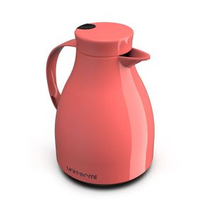 Garrafa Térmica Rosa Bule com Gatilho 1 Litro Livre de BPA