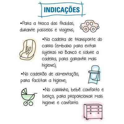 Kit Trocador Descartável Absorvente 5 Pacotes 50 Unidades