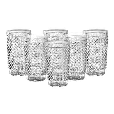 Conjunto 6 Copos Multiuso 255ml Barroco Wheaton
