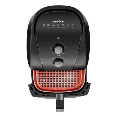 Fritadeira AIR FRYER Britania 5,5L Redstone BFR50 - 63802112 Preto 220 VOLTS