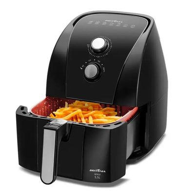 Fritadeira AIR FRYER Britania 5,5L Redstone BFR50 - 63802112 Preto 220 VOLTS