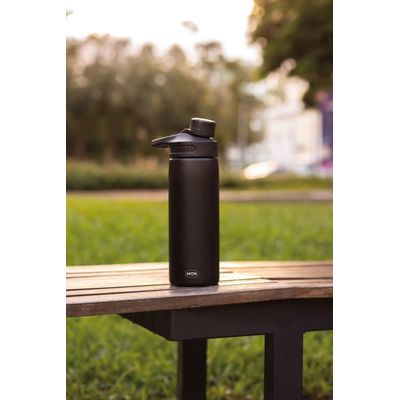 Garrafa Squeeze 600ml Fit Preta