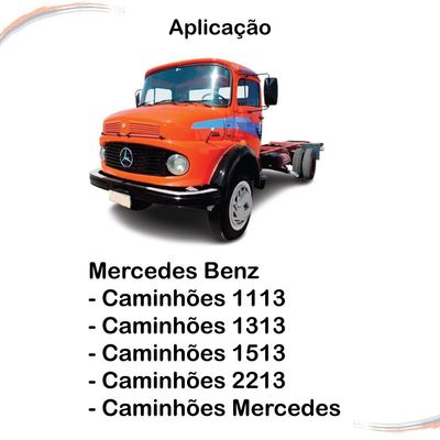 Kit Fechaduras + Maçanetas Caminhão Mb 1113 1313 1513 2213
