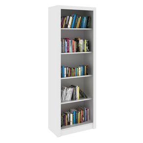 Estante Livreiro Multiuso 4 Prateleiras ME4104 Branco - Tecno Mobili