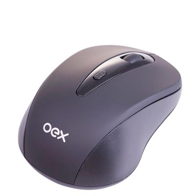 Mouse Óptico sem Fio Oex Stock MS408 Preto