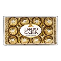 Caixa de Bombom  Ferrero Rocher 150g Com 12 Unidades
