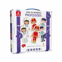 Jogo da Memória - Profissões - Madeira - 2013 - Brincadeira De Criança