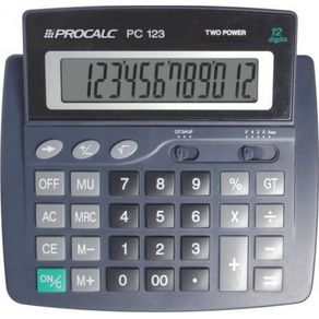 CALCULADORA DE MESA 12 DIG PC123 PROCALC