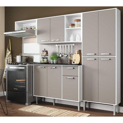 Cozinha Compacta Xangai 9 Portas Multimóveis