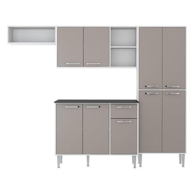 Cozinha Compacta Xangai 9 Portas Multimóveis