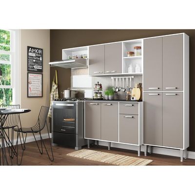 Cozinha Compacta Xangai 9 Portas Multimóveis
