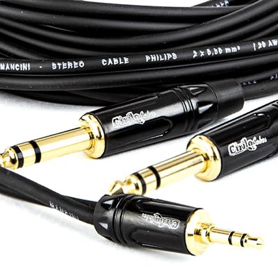 Cabo Adaptador P2 Para 2 P10 Estéreo - 2 Metros