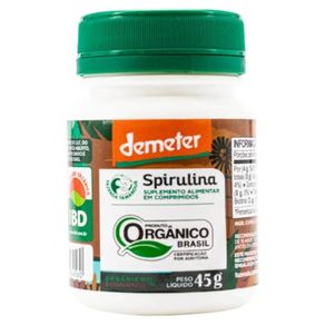 Kit 3X: Spirulina Orgânica Fazenda Tamanduá 45g