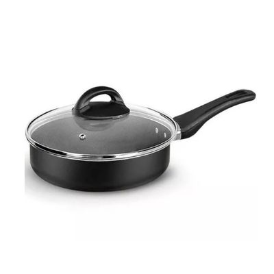 Frigideira Eterna Antiaderente  24 cm Tampa de Vidro - Nigro